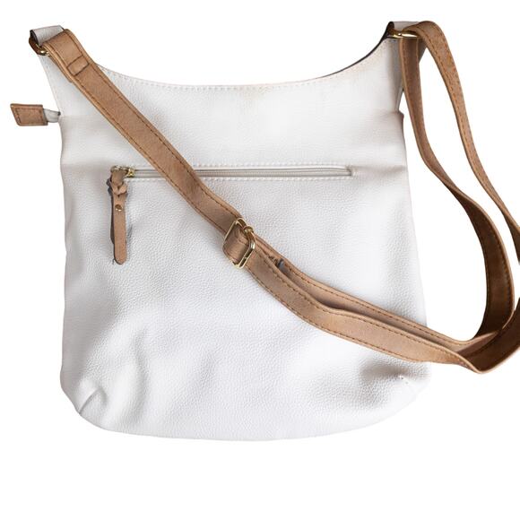 Rosetti Leather Cream Beige Handbag Shoulderbag - Picture 2 of 8